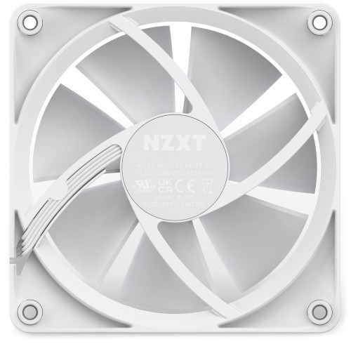 17526-NZXT F120 RGB Carcasa del ordenador Ventilador 12 cm Blanco 1 pieza(s)