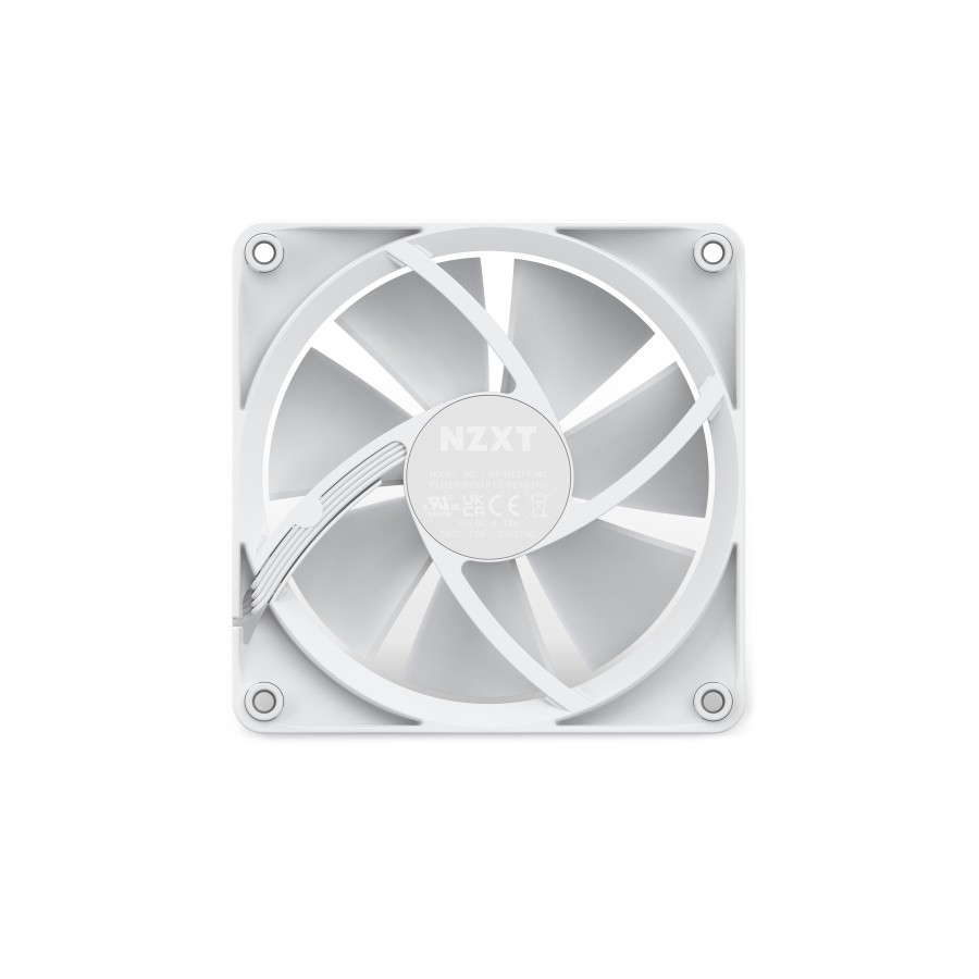 17526-NZXT F120 RGB Carcasa del ordenador Ventilador 12 cm Blanco 1 pieza(s)