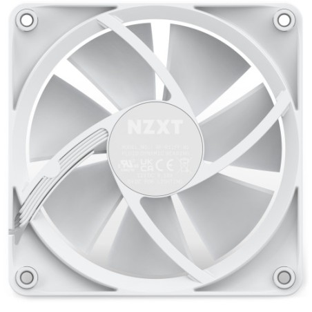 17526-NZXT F120 RGB Carcasa del ordenador Ventilador 12 cm Blanco 1 pieza(s)