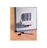 1753-PORTA ROTULADORES MAGNETICO CAPACIDAD 4 ROTULADORES 8X12X3,2 CM. NOBO 3503846