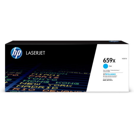 17530-HP LaserJet Cartucho de toner Original 659X cian de alta capacidad