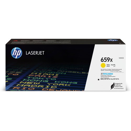 17532-HP LaserJet Cartucho de toner Original 659X amarillo de alta capacidad