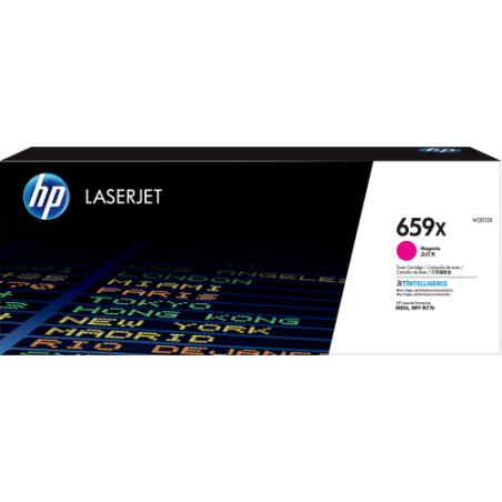 17535-HP LaserJet Cartucho de toner Original 659X magenta de alta capacidad