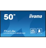 17536-MONITOR IIYAMA 50" 3840X2160, UHD, 500CD/M2, LANDSCAPE PORTRAIT, MM 2X 10W, 3X HDMI, USB 2.0 X2, WIFI, LAN, MEDIA