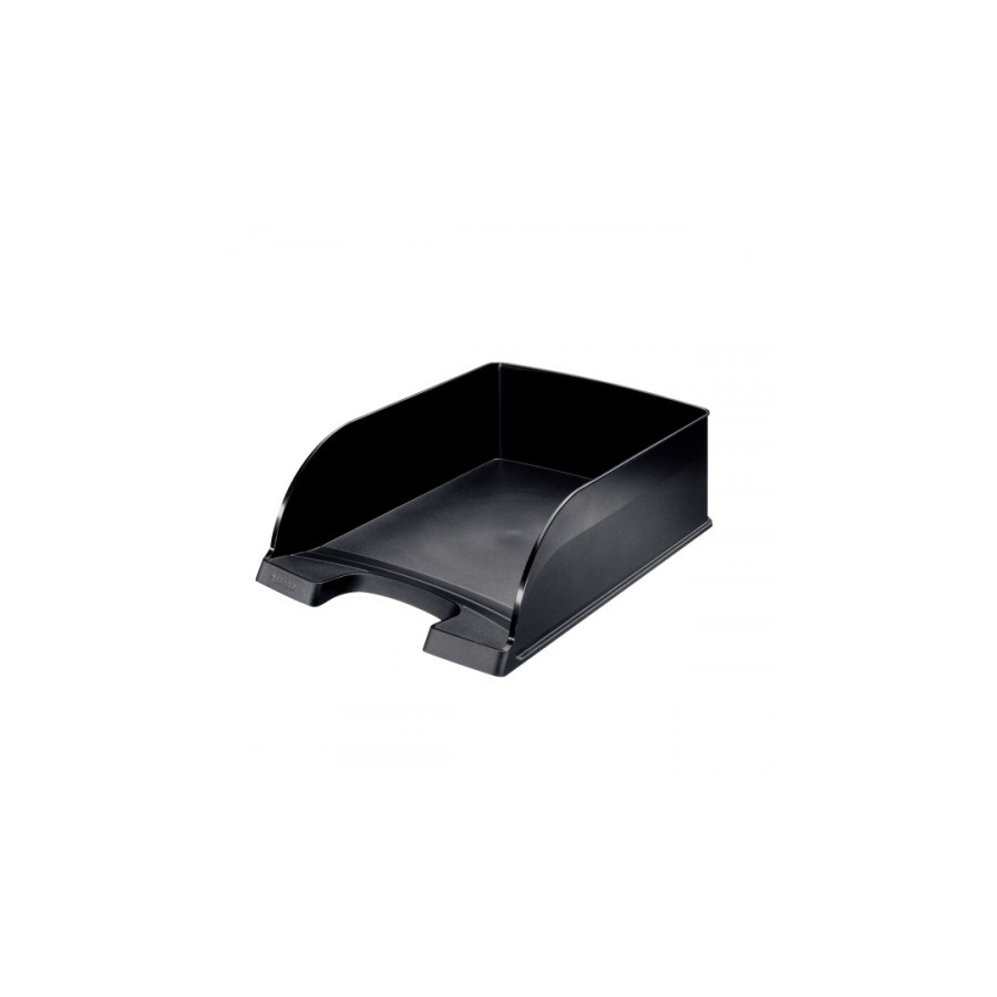 1757-BANDEJA APILABLE JUMBO EN POLIESTIRENO FORMATO FOLIO COLOR NEGRO LEITZ 52330095