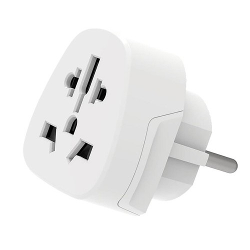 17577-Ewent EW1480 adaptador de enchufe electrico Universal Blanco