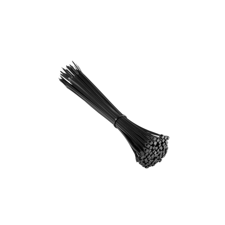 17579-Ewent EW1564 presilla Brida de entrada paralela Nylon Negro 100 pieza(s)