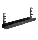 17581-Ewent EW1548 organizador de cables Escritorio Bandeja de cables Negro 1 pieza(s)