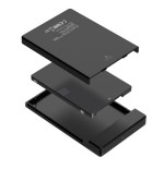 17587-Ewent EW7073 caja para disco duro externo Carcasa de disco duro/SSD Negro 2.5"