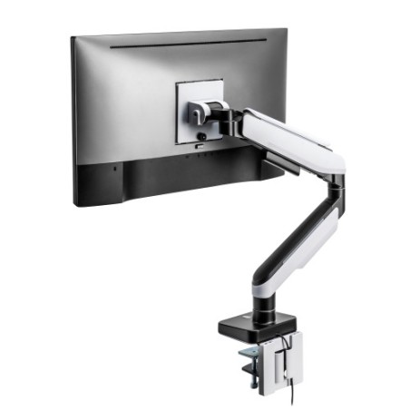 17598-Ewent EW1509 soporte para monitor 124,5 cm (49") Negro, Blanco Escritorio
