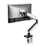 17598-Ewent EW1509 soporte para monitor 124,5 cm (49") Negro, Blanco Escritorio