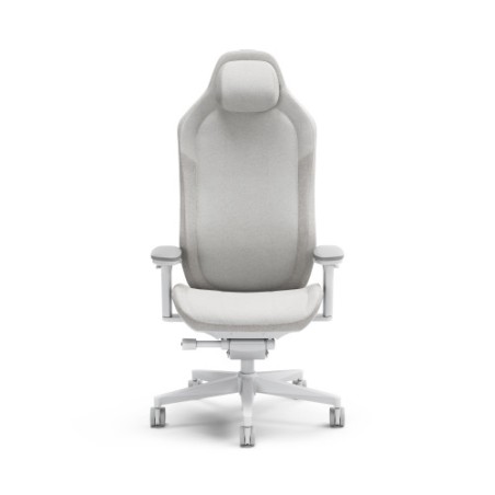 17682-Fractal Design FD-CH-RE1F-02 silla para videojuegos Silla para videojuegos de PC Asiento acolchado Blanco