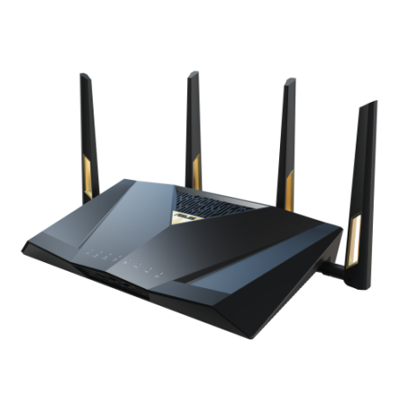 17694-ASUS RT-BE88U router inalambrico 10 Gigabit Ethernet Doble banda (2,4 GHz / 5 GHz) Negro, Gris