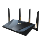 17694-ASUS RT-BE88U router inalambrico 10 Gigabit Ethernet Doble banda (2,4 GHz / 5 GHz) Negro, Gris