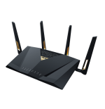 17695-ASUS RT-BE88U router inalambrico 10 Gigabit Ethernet Doble banda (2,4 GHz / 5 GHz) Negro, Gris