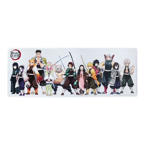 17791-ALFOMBRILLA DE ESCRITORIO DEMON SLAYER PERSONAJES 30CM X 80CM PALADONE REDSTRING PP11693DE