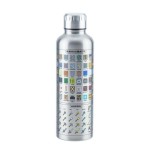 17800-BOTELLA METALICA MINECRAFT PALADONE REDSTRING PP7995MCF
