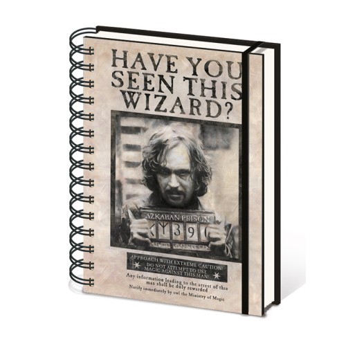 17809-CUADERNO A5 CON ESPIRAL SIRIUS BLACK BUSCADO 21 X 15 CM PYRAMID INTERNATIONAL REDSTRING SR72252