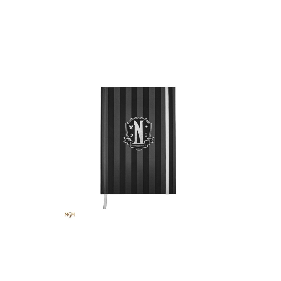 17811-CUADERNO NEVERMORE ACADEMY 14,5X21 CM CINEREPLICAS REDSTRING CR5171