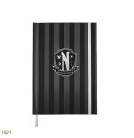 17811-CUADERNO NEVERMORE ACADEMY 14,5X21 CM CINEREPLICAS REDSTRING CR5171