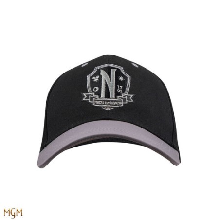 17820-GORRA CON VISERA NEVERMORE ACADEMY NEGRA 54-60 CM (CIRCUNFERENCIA) CINEREPLICAS REDSTRING CR2671