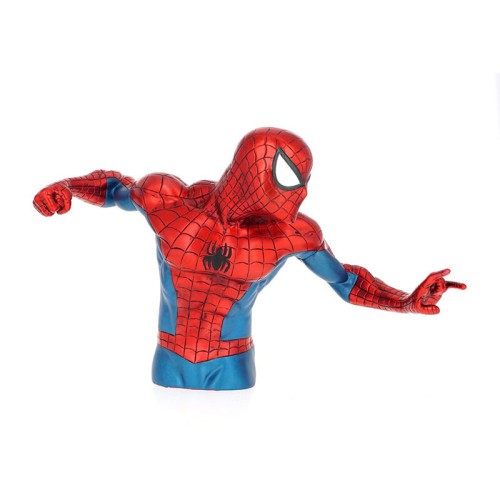 17823-HUCHA BUSTO SPIDER MAN PX VERSION METALICA 20 CM MONOGRAM REDSTRING 67963