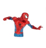 17823-HUCHA BUSTO SPIDER MAN PX VERSION METALICA 20 CM MONOGRAM REDSTRING 67963