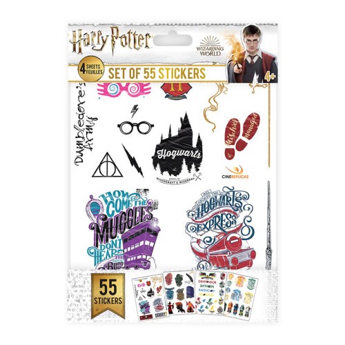 17838-JUEGO DE PEGATINAS HARRY POTTER VARIOS CINEREPLICAS REDSTRING CR5200
