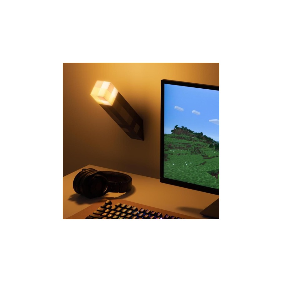 17840-LAMPARA ANTORCHA MINECRAFT PALADONE REDSTRING PP9202MCF