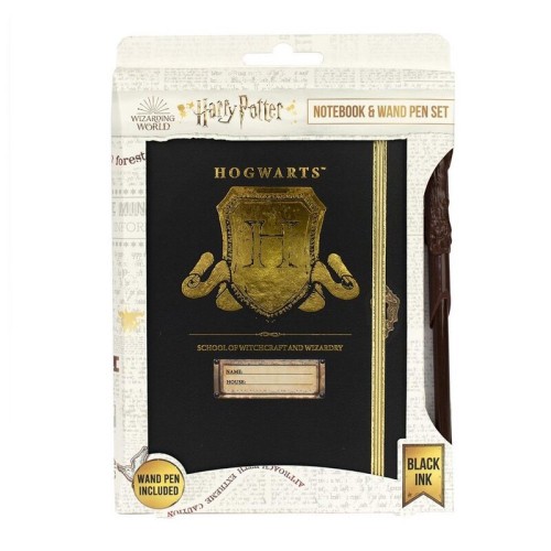 17902-SET DE CUADERNO Y BOLIGRAFO HARRY POTTER HOGWARTS BLUE SKY REDSTRING HP148482