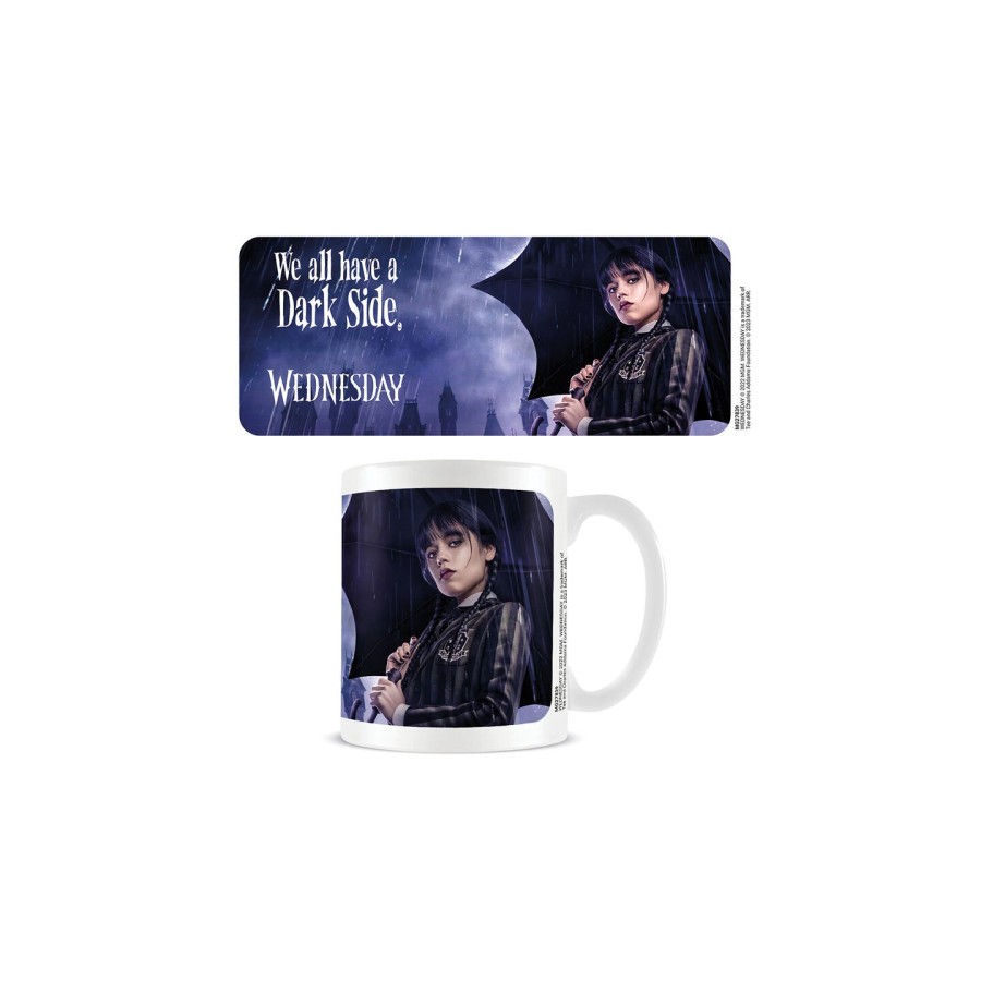 17916-TAZA DESAYUNO MIERCOLES LADO OSCURO PYRAMID INTERNATIONAL REDSTRING MG27839