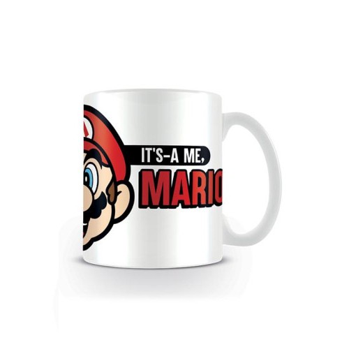 17917-TAZA DESAYUNO SUPER MARIO ITS A ME - MARIO PYRAMID INTERNATIONAL REDSTRING MG24845