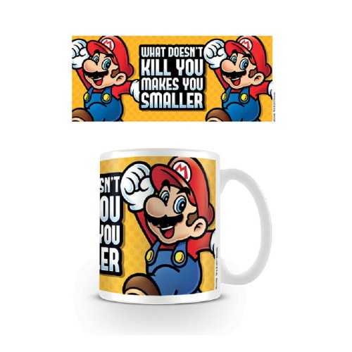 17919-TAZA DESAYUNO SUPER MARIO MAKES YOU SMALLER PYRAMID INTERNATIONAL REDSTRING MG24469
