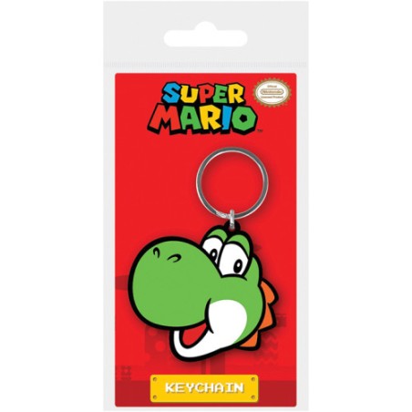 17935-LLAVERO CARA DE YOSHI 6 CM PYRAMID REDSTRING RK38924C