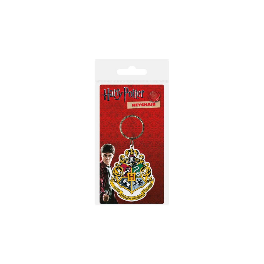 17936-LLAVERO ESCUDO DE HOGWARTS PYRAMID REDSTRING RK38453C