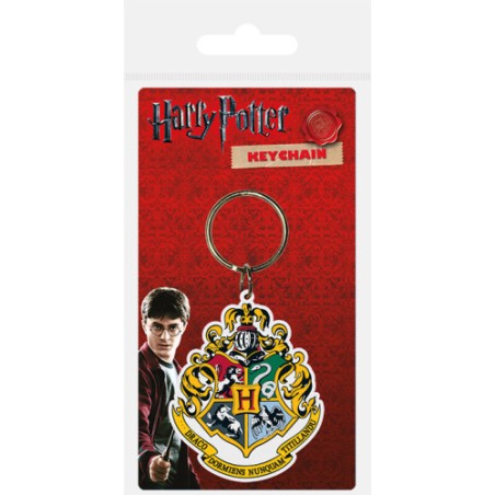 17936-LLAVERO ESCUDO DE HOGWARTS PYRAMID REDSTRING RK38453C