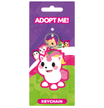 17941-LLAVERO UNICORNIO - ADOPT ME! 6 CM PYRAMID REDSTRING RK39481C