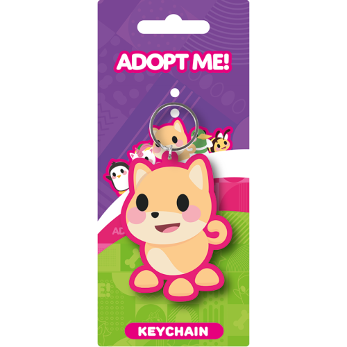 17942-LLAVERO PERRO - ADOPT ME! 6 CM PYRAMID REDSTRING RK39480C