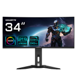 17954-Gigabyte MO34WQC2 pantalla para PC 86,4 cm (34") 3440 x 1440 Pixeles Wide Quad HD OLED Negro