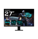 17958-GIGABYTE GS27QA 27" Monitor de Juego QHD - 2560 x 1440 (QHD), 180Hz, 1ms, 300 cd/m2, FreeSync, HDR Ready, HDMI 2.0