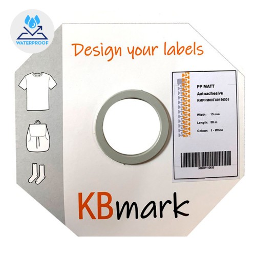 17974-CINTA POLIPROPILENO ADHESIVO MATE 15MM X 50M E-MARK MPP00F COLOP 501162