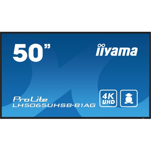 17986-MONITOR IIYAMA 50" , UHD VA PANEL, HAZE 25%, 800CD/M, HORIZ Y VERT, SIGNAL FAILOVER, MM 2X 10W,  HDMI 2X, DP, USB