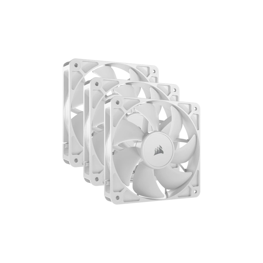18032-Corsair RS120 Carcasa del ordenador Ventilador 12 cm Blanco 3 pieza(s)