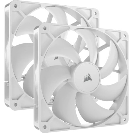 18036-Corsair RS140 Carcasa del ordenador Ventilador 14 cm Blanco 2 pieza(s)