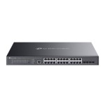 18044-TP-Link Omada SG3428XMPP switch Gestionado L2+ Gigabit Ethernet (10/100/1000) Energia sobre Ethernet (PoE) 1U Negr