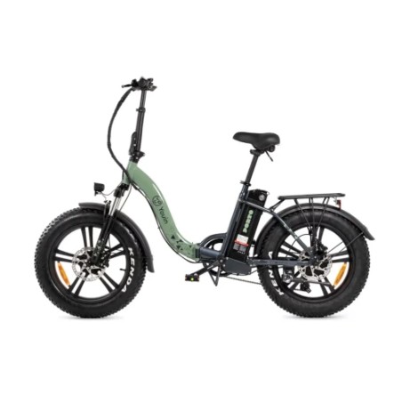 18059-EBIKE  PORTO II - URBAN - FAT 20" X 4  -F.HIDRAULICO - BAT.EXTRAIBLE  - VERDE