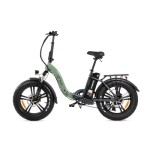 18059-EBIKE  PORTO II - URBAN - FAT 20" X 4  -F.HIDRAULICO - BAT.EXTRAIBLE  - VERDE