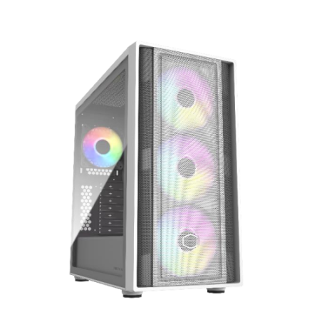 18122-Cooler Master MasterBox 600 White Escritorio Blanco