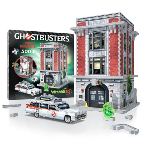 18143-PUZZLE 3D CUARTEL DE LOS CAZAFANTASMAS 500 PIEZAS WREBBIT REDSTRING W3D-1018