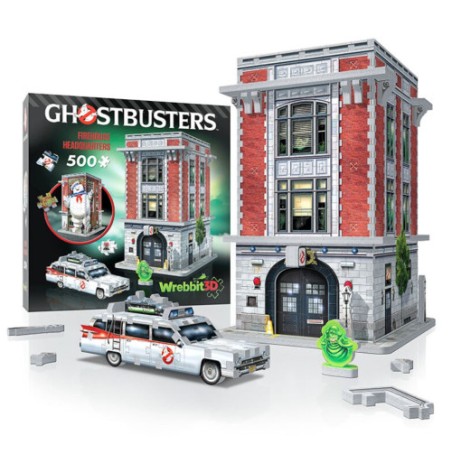 18143-PUZZLE 3D CUARTEL DE LOS CAZAFANTASMAS 500 PIEZAS WREBBIT REDSTRING W3D-1018